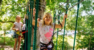 High wire course at the Poltrot leisure park