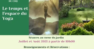 Cours de Hatha yoga aux jardins du coq