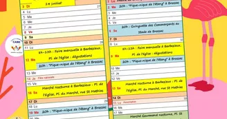 Animations d'été des commerçants des 4B