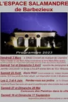 Programme des évènements 2023 Espace Salamandre