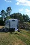Domaine de la Valade motorhome parking area
