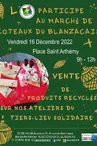 Affiche vente de produits recyclés Atleb