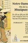 Fête de la Musique avec des musiques du Japon